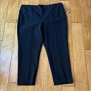 Chico's Basic Slit Slim Ankle Pant in Black Size 18